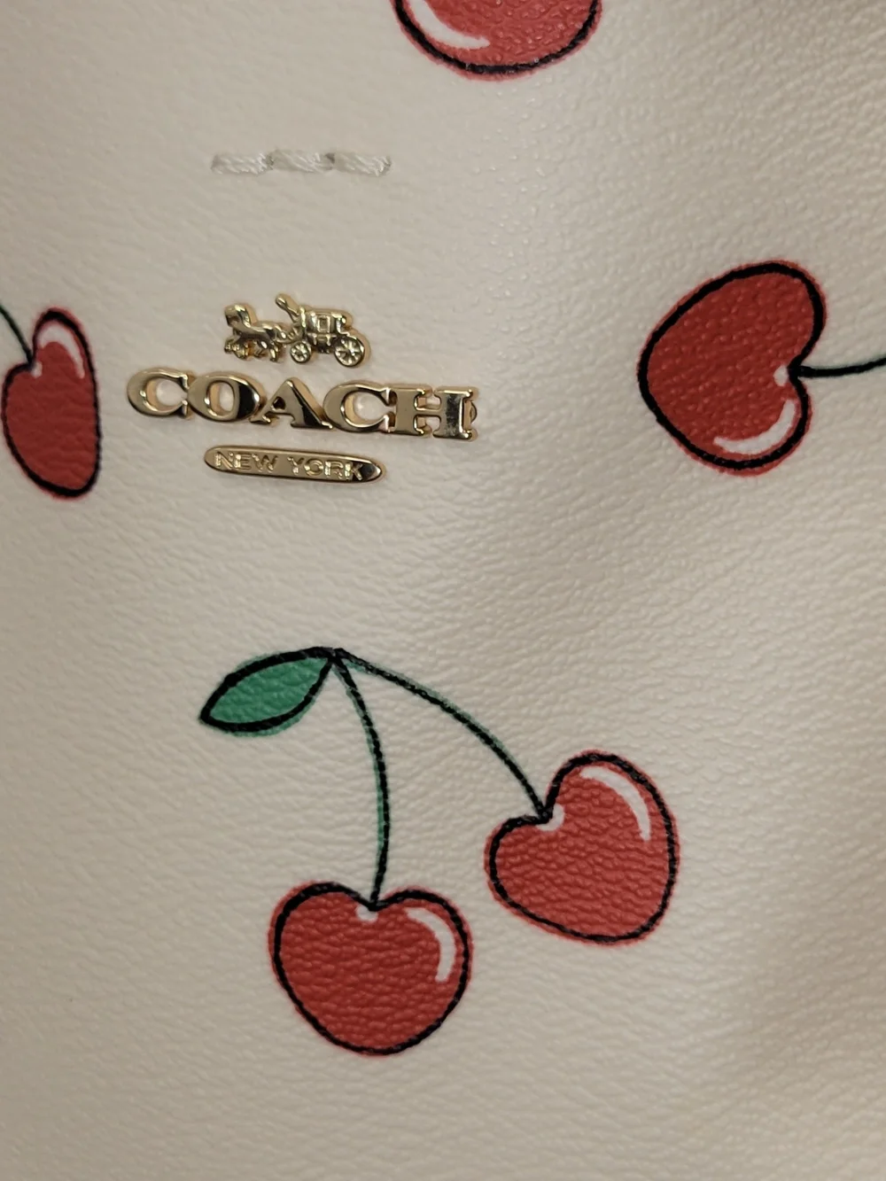 Coach cherry print